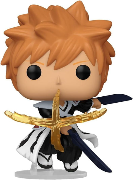 Funko Pop! Animation: Bleach Thousand Year Blood War - Ichigo Kurosaki with Dual Zangetsu Swords Vinyl Figure #2392 Toys & Games Funko