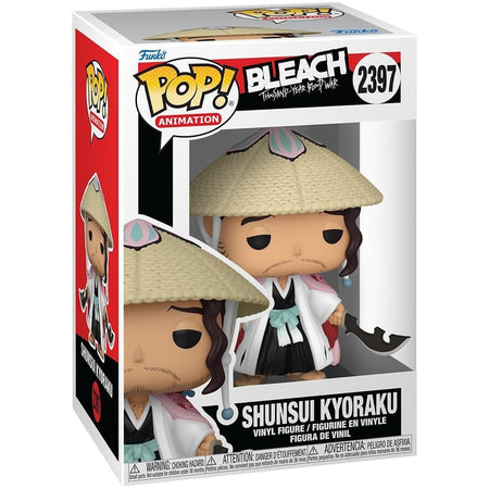 Funko Pop! Animation: Bleach Thousand Year Blood War - Shunsui Kyoraku Vinyl Figure #2397 Toys & Games Funko