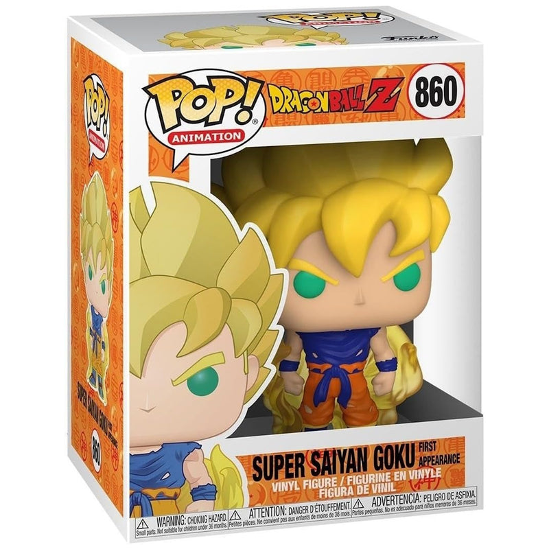 Funko Pop! Animation: DBZ S8 - Super Saiyan Goku - First Appearance #860 Toys & Games Funko