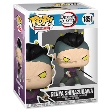 Funko Pop! Animation: Demon Slayer - Genya Shinazugawa - Demon Form #1851 Toys & Games Funko