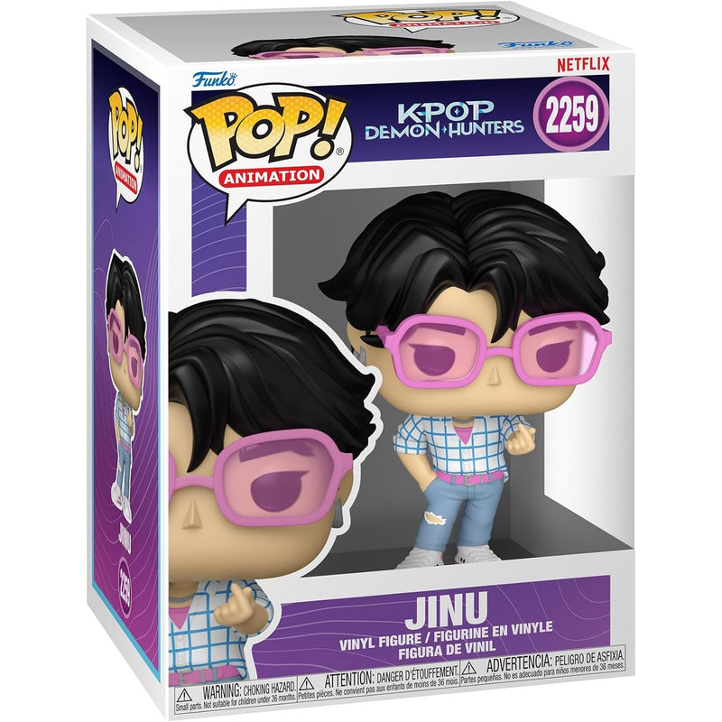 Funko Pop! Animation: Kpop Demon Hunters - Jinu (Soda Pop) Vinyl Figure #2259 Toys & Games Funko