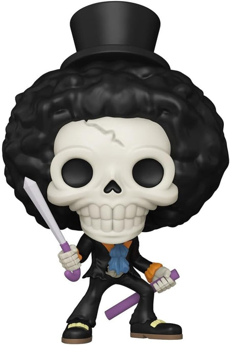 Funko Pop! Animation: One Piece - Brook with Soul Solid Vinyl Figure #2231 Toys & Games Funko