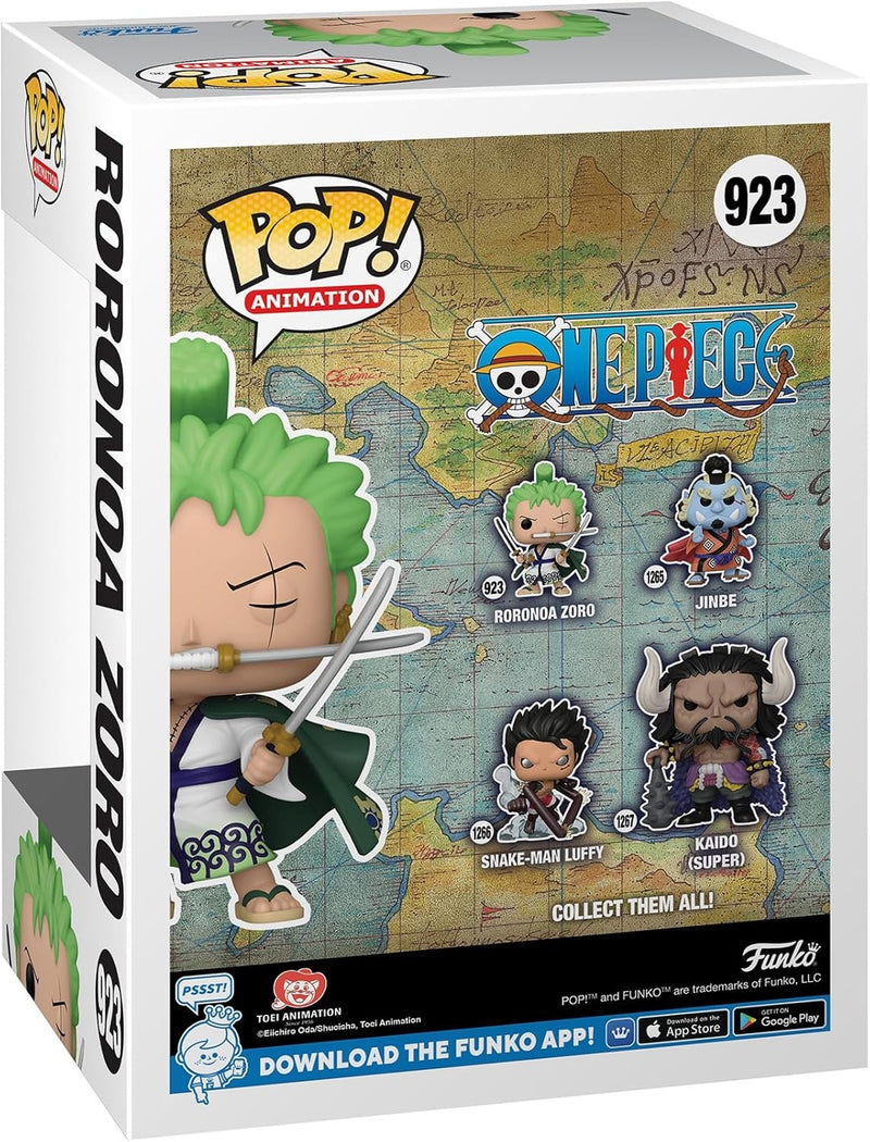 Funko Pop! Animation: One Piece - Zoro Vinyl Figure #923 Toys & Games Funko