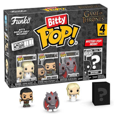 Funko Pop! Bitty: Game of Thrones Shelf - Daenerys Targaryen - Khal Drogo - Drogon - Mystery Figure Toys & Games Funko