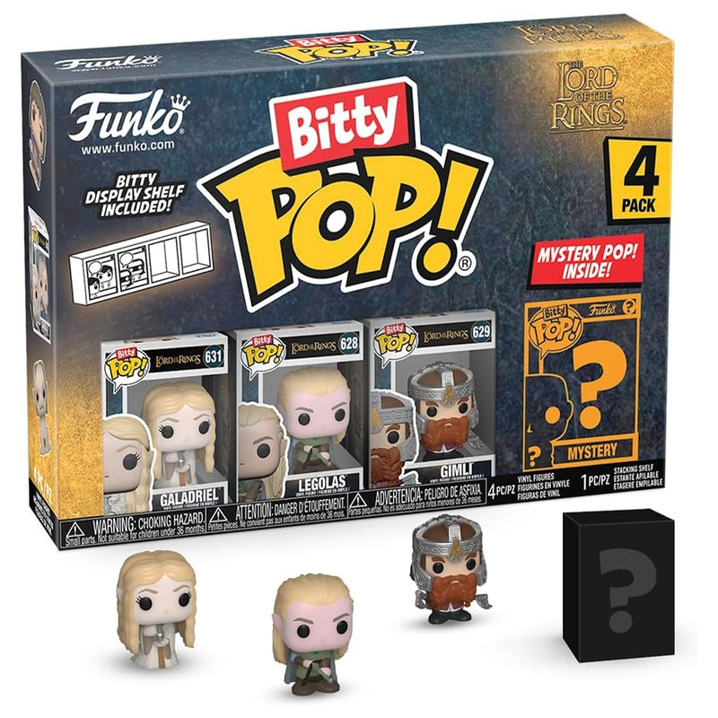 Funko Pop! Bitty: Lord of The Rings Shelf - Galadriel - Legolas - Gimli - Mystery Figure Toys & Games Funko