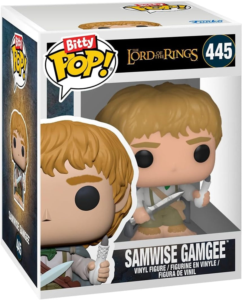 Funko Pop! Bitty: Lord of The Rings Shelf - Samwise Gamgee - Pippin Took - Merry Brandybuck - Mystery Figure Toys & Games Funko