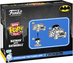 Funko Pop! Bitty Rides: DC - Batman and Batmobile Toys & Games Funko