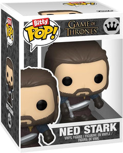 Funko Pop! Bitty Shelf: Game of Thrones [Ned Stark, Arya Stark, Nymeria, Mystery Chase] Toys & Games Funko