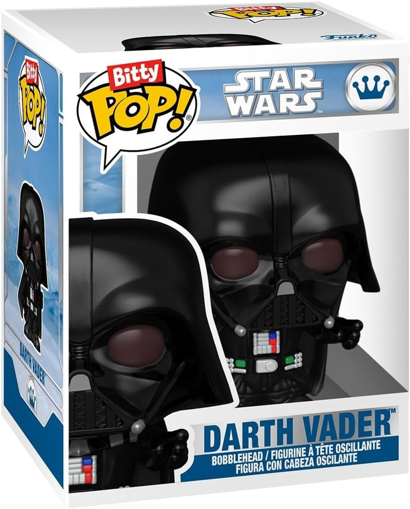 Funko Pop! Bitty: Star Wars Shelf [Darth Vader, Lando Calrissian, Luke Skywalker, Yoda, Mystery Figure] Toys & Games Funko