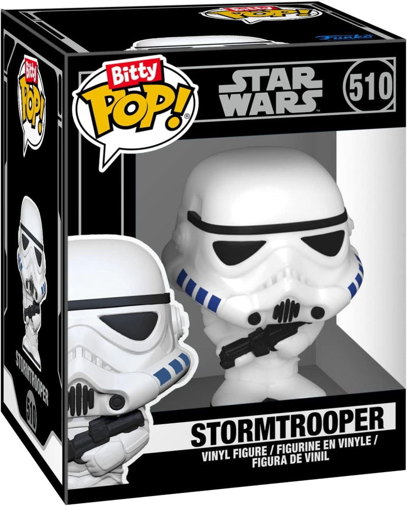 Funko Pop! Bitty: Star Wars Shelf [Darth Vader, TIE Fighter Pilot, Stormtrooper, Mystery Figure] Toys & Games Funko