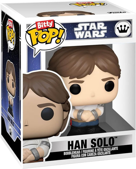 Funko Pop! Bitty: Star Wars Shelf [Han Solo, Wampa, Dagobah Yoda, Mystery Figure] Toys & Games Funko