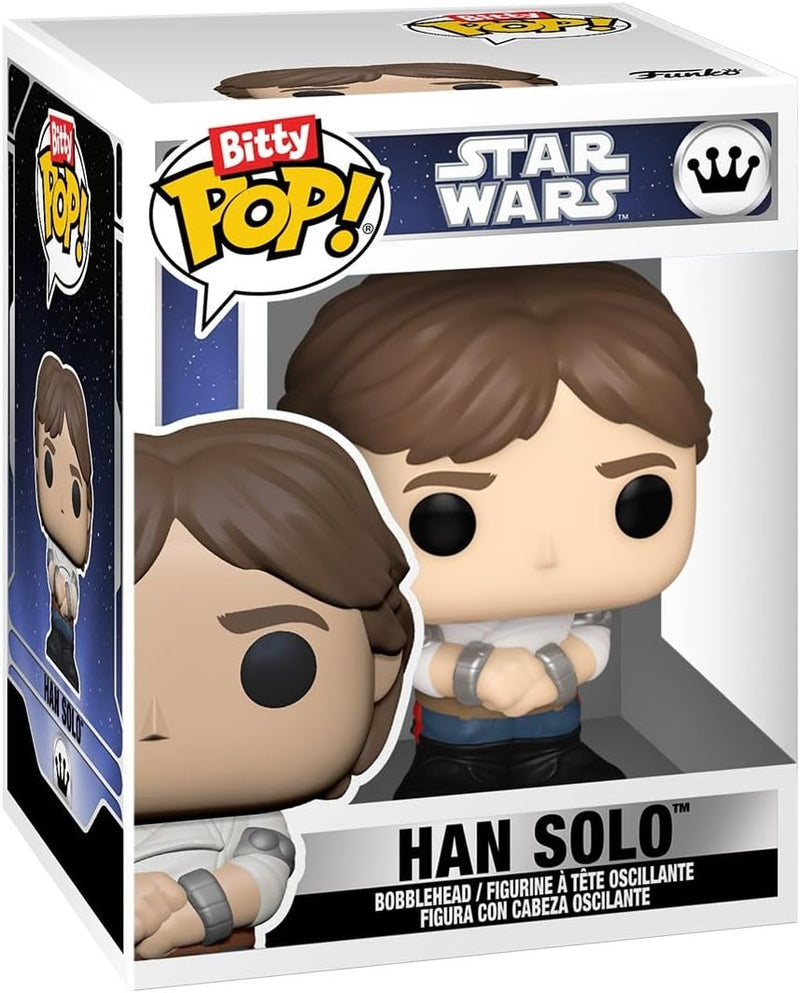 Funko Pop! Bitty: Star Wars Shelf [Han Solo, Wampa, Dagobah Yoda, Mystery Figure] Toys & Games Funko
