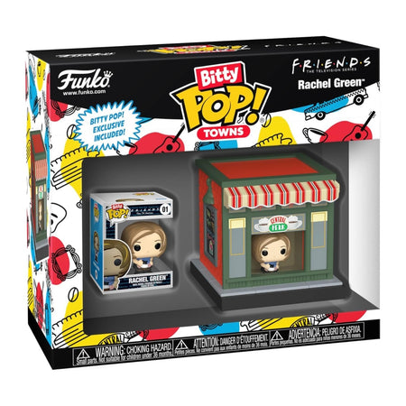 Funko Pop! Bitty Town: Friends - Rachel Green and Central Perk Toys & Games Funko