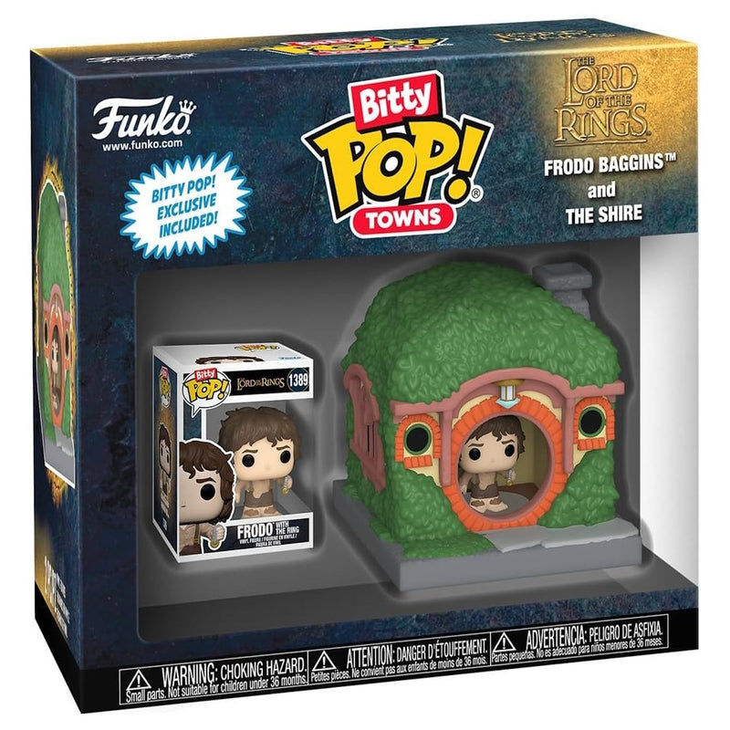 Funko Pop! Bitty Town: Lord of The Rings - Frodo and The Shire Toys & Games Funko