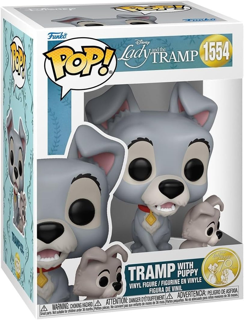 Funko Pop! Disney: Lady and the Tramp - Tramp with Puppy #1554 Toys & Games Funko