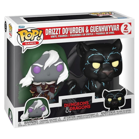 Funko Pop! Games: Dungeons & Dragons - Drizzt & Guenhwyvar 2 Pack Toys & Games Funko