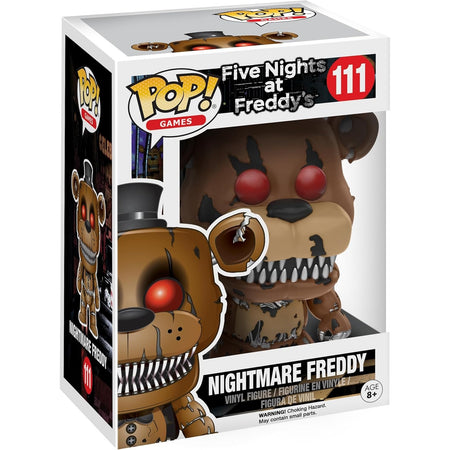 Funko Pop! Games: Five Nights at Freddy's - Nightmare Freddy Vinyl Figure #111 Toys & Games Funko