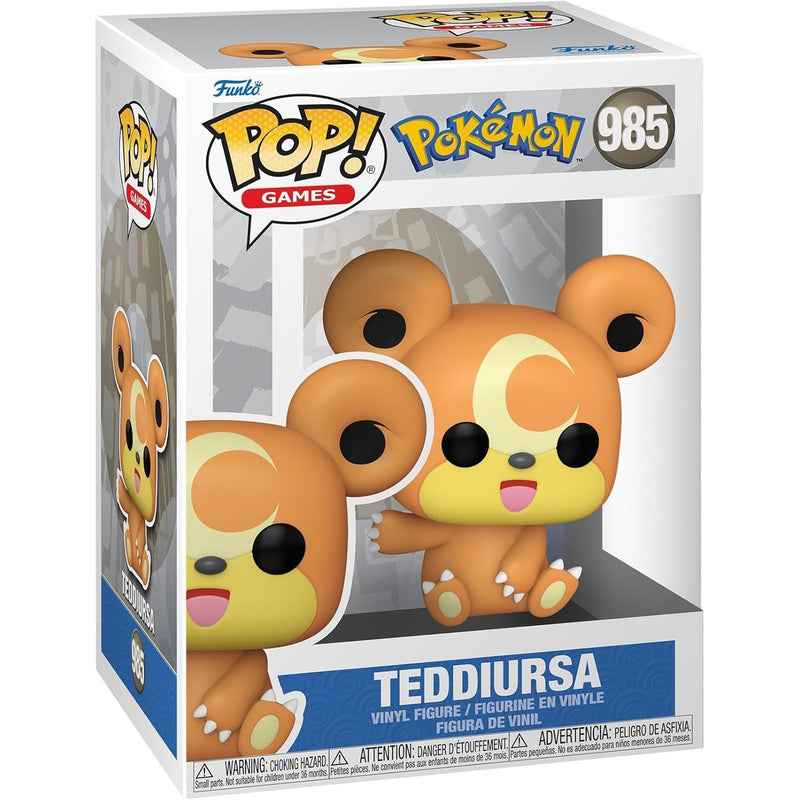 Funko Pop! Games: Pokemon - Teddiursa #985 Toys & Games Funko