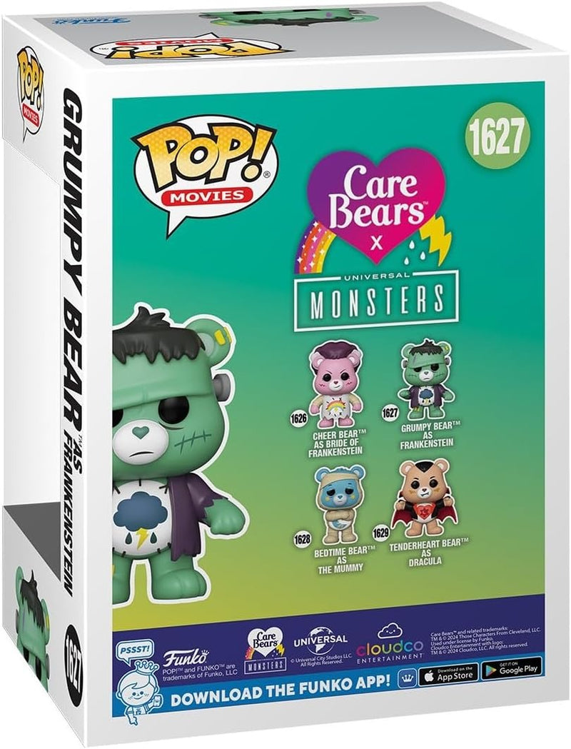 Funko Pop! Movies: Care Bears x Monsters Grumpy Bear as Frankenstein Vinyl Figure #1627 Toys & Games Funko