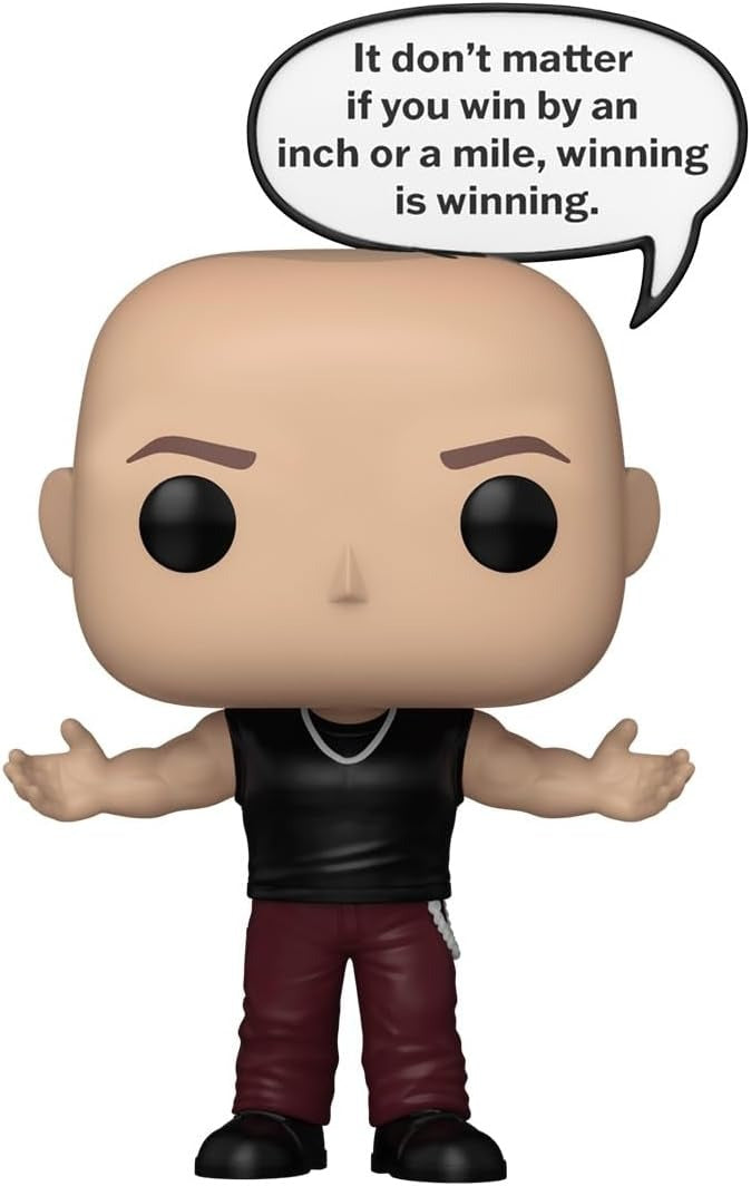 Funko Pop! Movies: The Fast and Furious - Dominic Toretto Vinyl Figure - Winning is Winning #1993 Toys & Games Funko