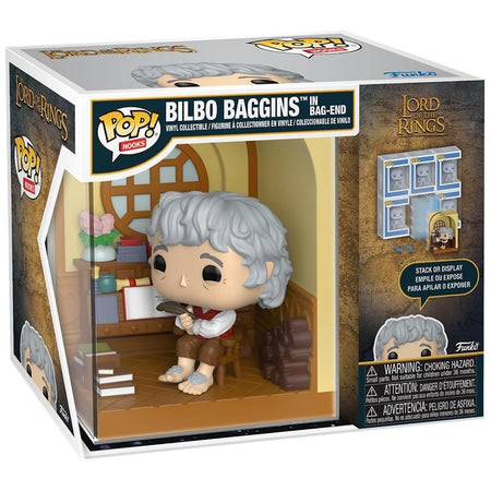 Funko Pop! Nooks: Lord of the Rings - Bilbo Baggins in Bag-End Vinyl Collectible Toys & Games Funko