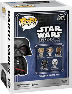 Funko Pop! Star Wars: Episode 4 A New Hope - Darth Vader Bobblehead #597 Toys & Games Funko