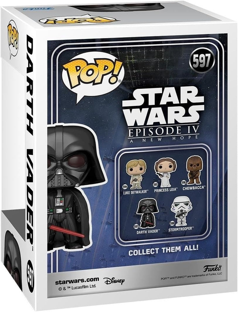 Funko Pop! Star Wars: Episode 4 A New Hope - Darth Vader Bobblehead #597 Toys & Games Funko