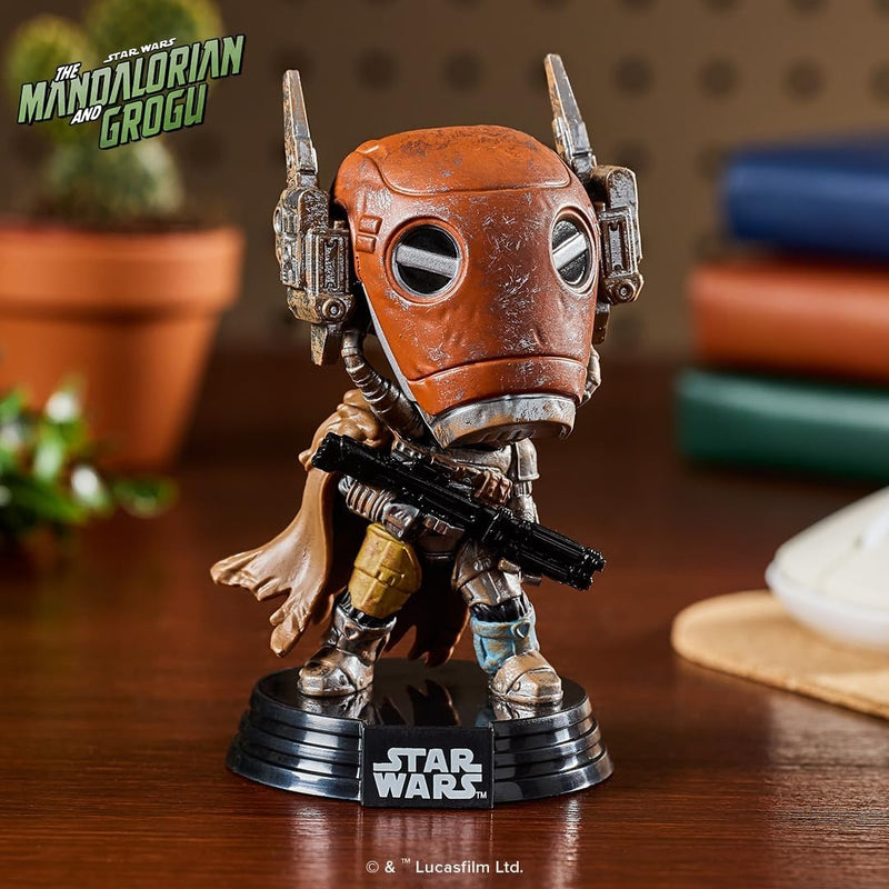 Funko Pop!: Star Wars the Mandalorian & Grogu - Mercenary Guard Droid Bobblehead Vinyl Figure #821 Toys & Games Funko