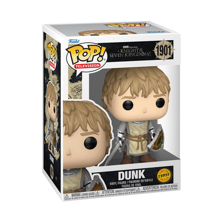 Funko Pop! Television: A Knight of the Seven Kingdoms - Dunk Vinyl Figure #1901 - Chase Variant Toys & Games Funko
