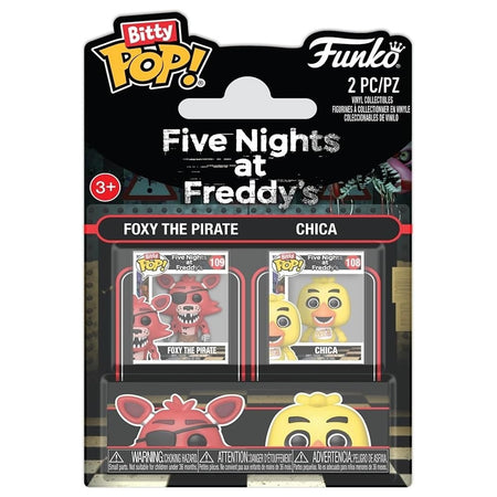 Funko Pop! Bitty: FNAF Foxy and Chica 2-Pack Toys & Games Funko
