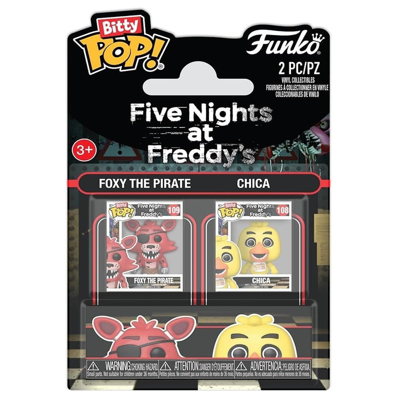 Funko Pop! Bitty: FNAF Foxy and Chica 2-Pack Toys & Games Funko