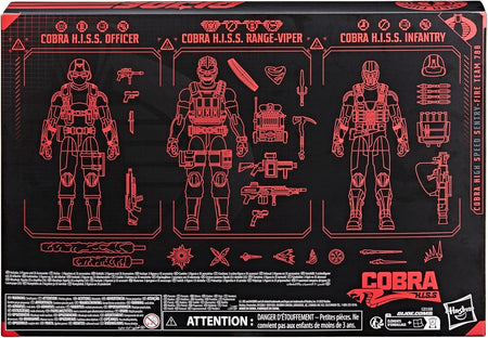 G.I. Joe Classified Series: Cobra H.I.S.S. Fire Team 788 Toys & Games Hasbro