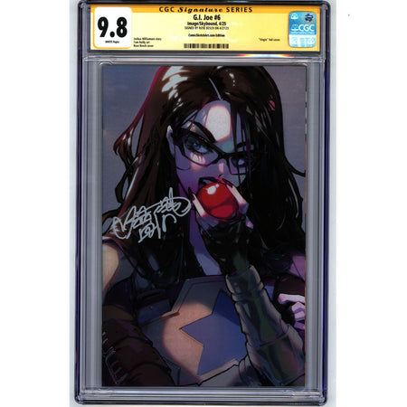 GI Joe: #6 [Rose Besch CGC 9.8 Signature Series Fan Expo Foil Virgin] 2025 Comics Image Comics