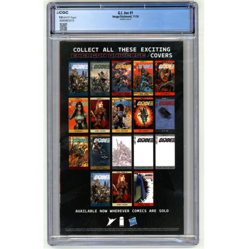 GI Joe: #1 [CGC 9.8 Jonboy Meyers - 1:100] 2024 Comics Image Comics