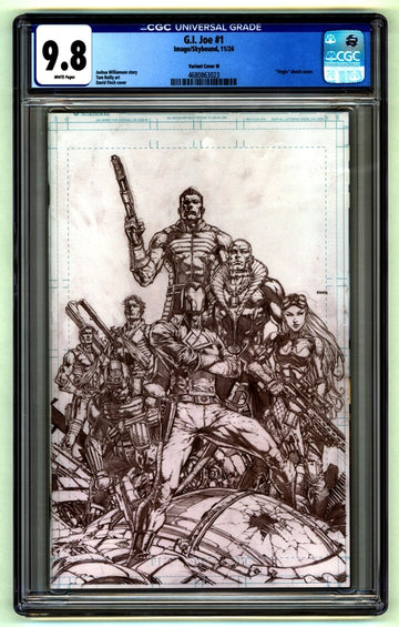GI Joe: #1 [Finch CGC 9.8 Sketch - 1:500] 2024 Comics Image Comics