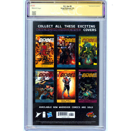 GI Joe: #6 [Rose Besch CGC 9.6 Signature Series Fan Expo Spot Foil Virgin] 2025 Comics Image Comics