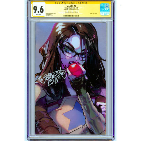 GI Joe: #6 [Rose Besch CGC 9.6 Signature Series Fan Expo Spot Foil Virgin] 2025 Comics Image Comics