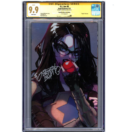 GI Joe: #6 [Rose Besch CGC 9.9 Signature Series Fan Expo Spot Foil Virgin] 2025 Comics Image Comics
