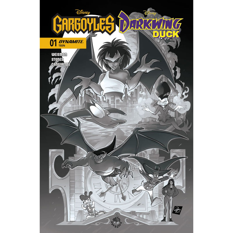 Gargoyles Darkwing Duck: #1 [Ciro Cangialosi CVR J - 1:15] 2026 Comics Dynamite Entertainment