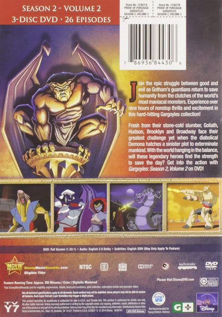 Gargoyles: Season 2 - Volume 2 [DVD] DVD Movie Disney   