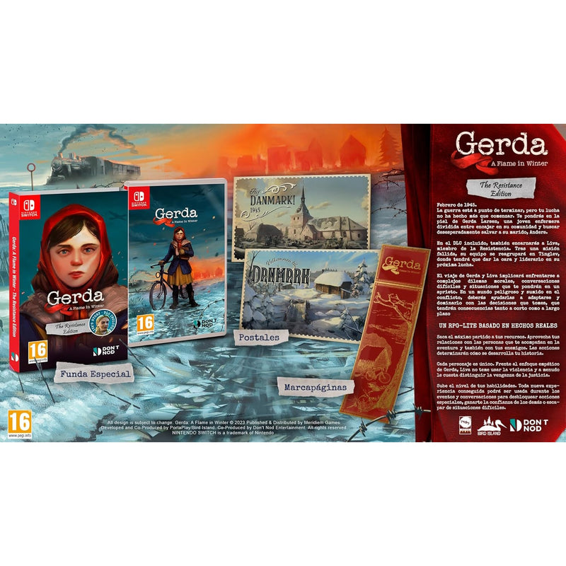 Gerda: A Flame in Winter - The Resistance Edition [Nintendo Switch] Nintendo Switch Video Game Don't Nod   