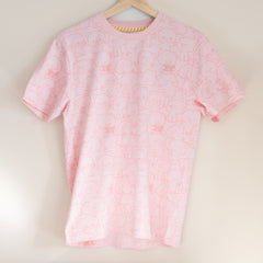 Giordano X Milk Mocha Bear: Daily Life Collage (Pink) T-Shirts Milk Mocha Bear