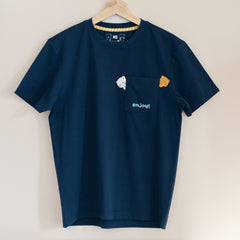 Giordano X Milk Mocha Bear: Peek-a-Pocket T-Shirts Milk Mocha Bear