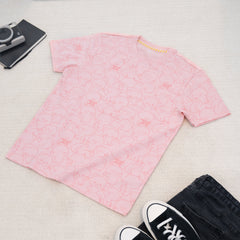 Giordano X Milk Mocha Bear: Daily Life Collage (Pink) T-Shirts Milk Mocha Bear