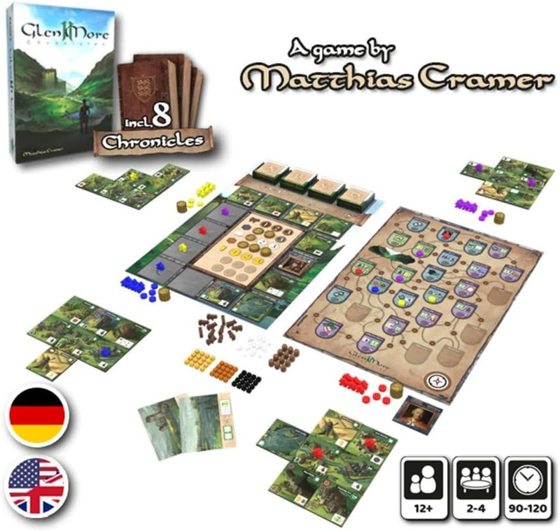Glen More 2: Chronicles [Board Game, 2-4 Players] Board Game Funtails