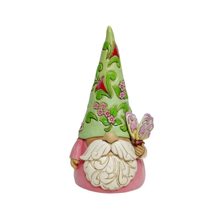 Enesco Heartwood Creek: Gnome with Butterfly Figurine Collectible Shopville