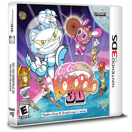 Go! Go! Kokopolo 3D: Space Recipe for Disaster - Limited Run Games #003 [Nintendo 3DS] Nintendo 3DS Video Game Limited Run Games