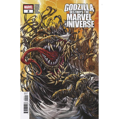 Godzilla Destroys the Marvel Universe: #2 [Mark Brooks CVR A] Comics Marvel Comics