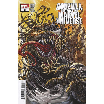 Godzilla Destroys the Marvel Universe: #2 [Mark Brooks CVR A] Comics Marvel Comics