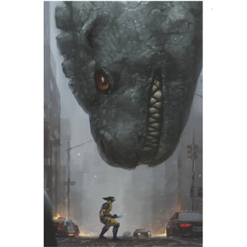 Godzilla Destroys The Marvel Universe:: #3 [Jeehyung Lee Virgin - 1:100] 2025 Comics Marvel Comics